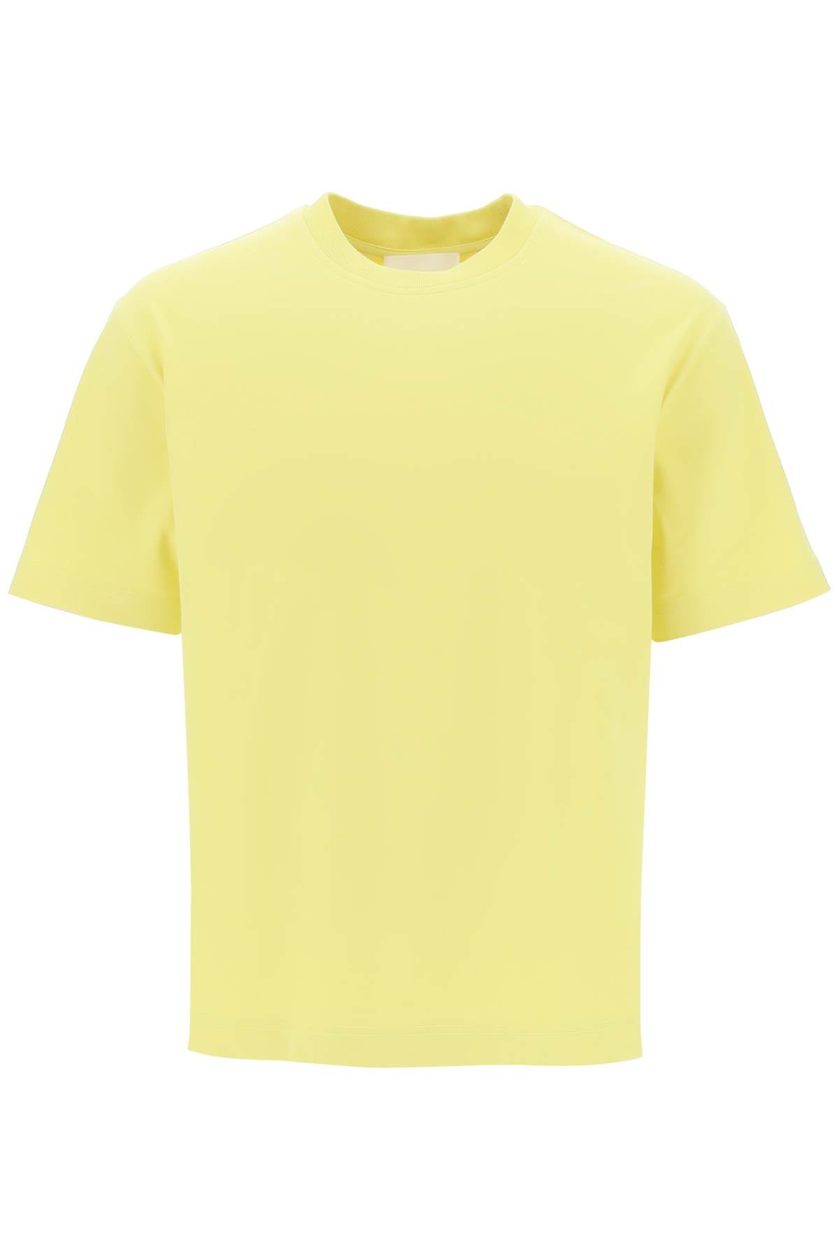 Crew-neck T-shirt  - Yellow