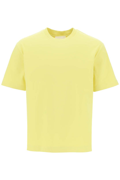 Crew-neck T-shirt  - Yellow