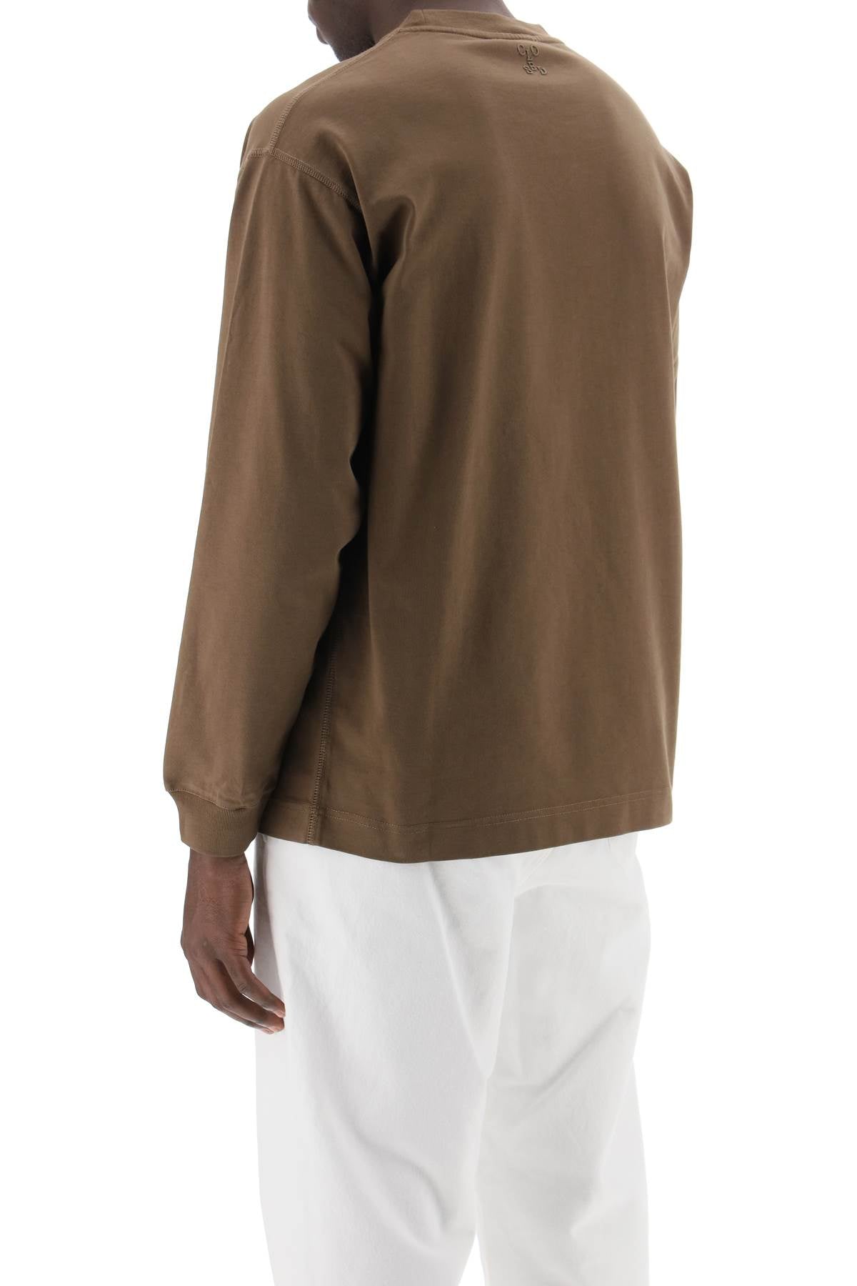 Long-sleeved T-shirt  - Marrone