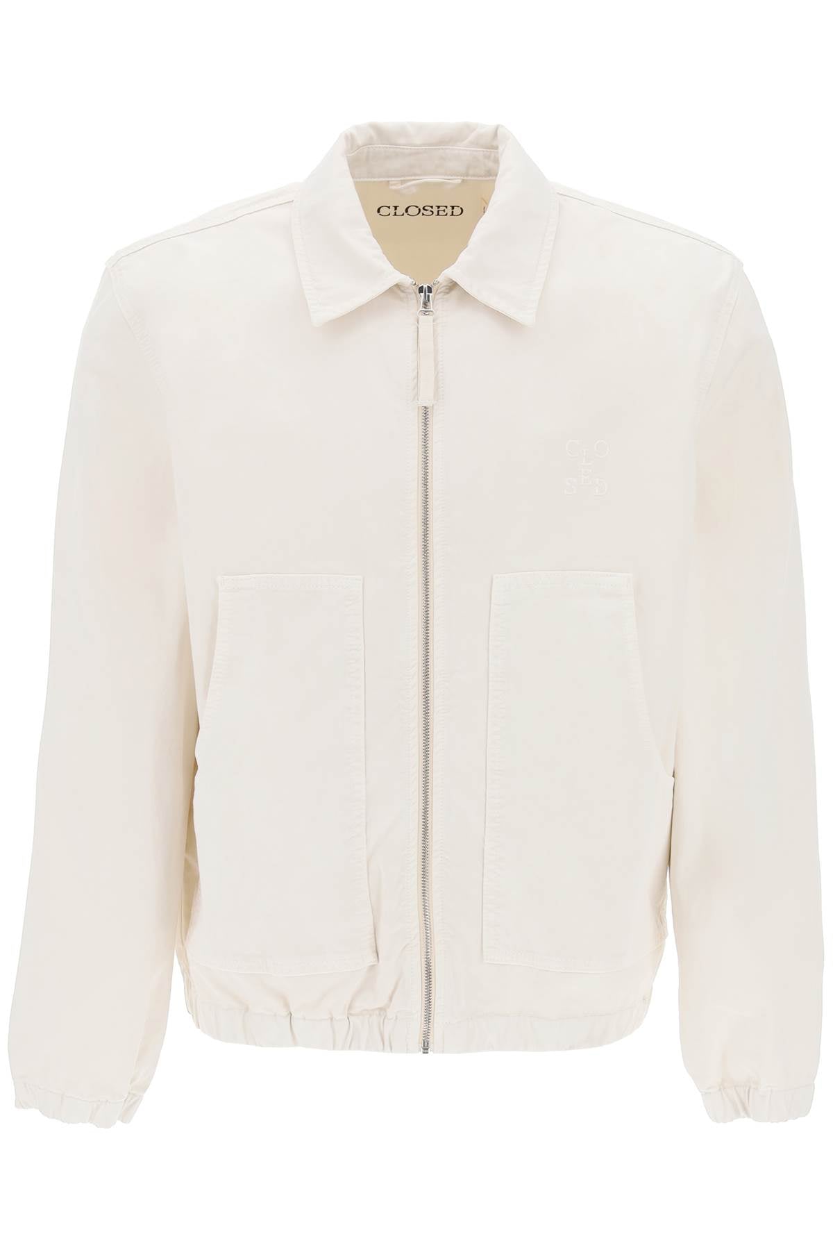 Cotton Blouson Jacket  - Neutro