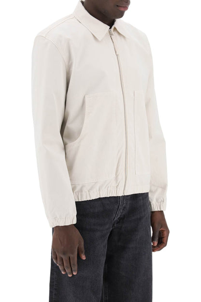 Cotton Blouson Jacket  - Neutro