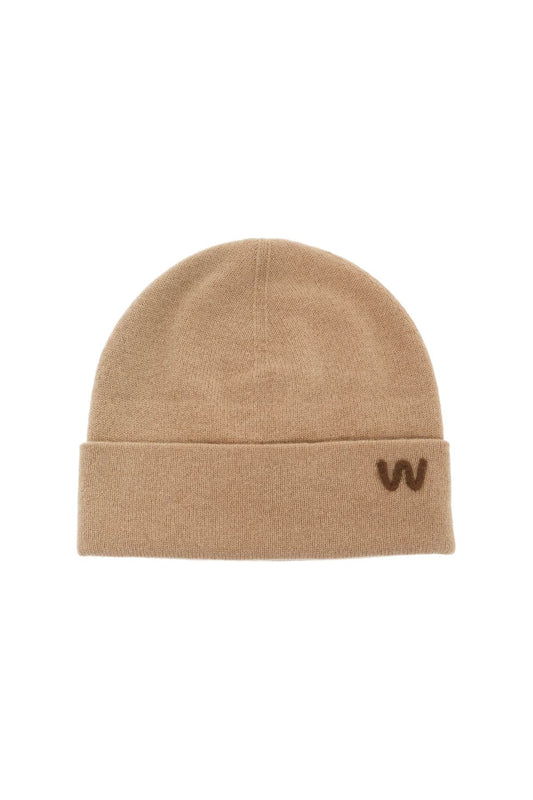 Cashmere Beanie Hat For  - Beige