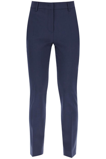 'canon' Cigarette Pants In Light Wool  - Blue