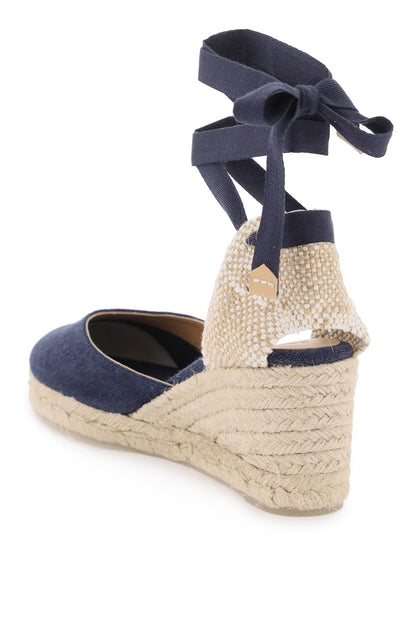 Carina Wedge Sandals  - Blue