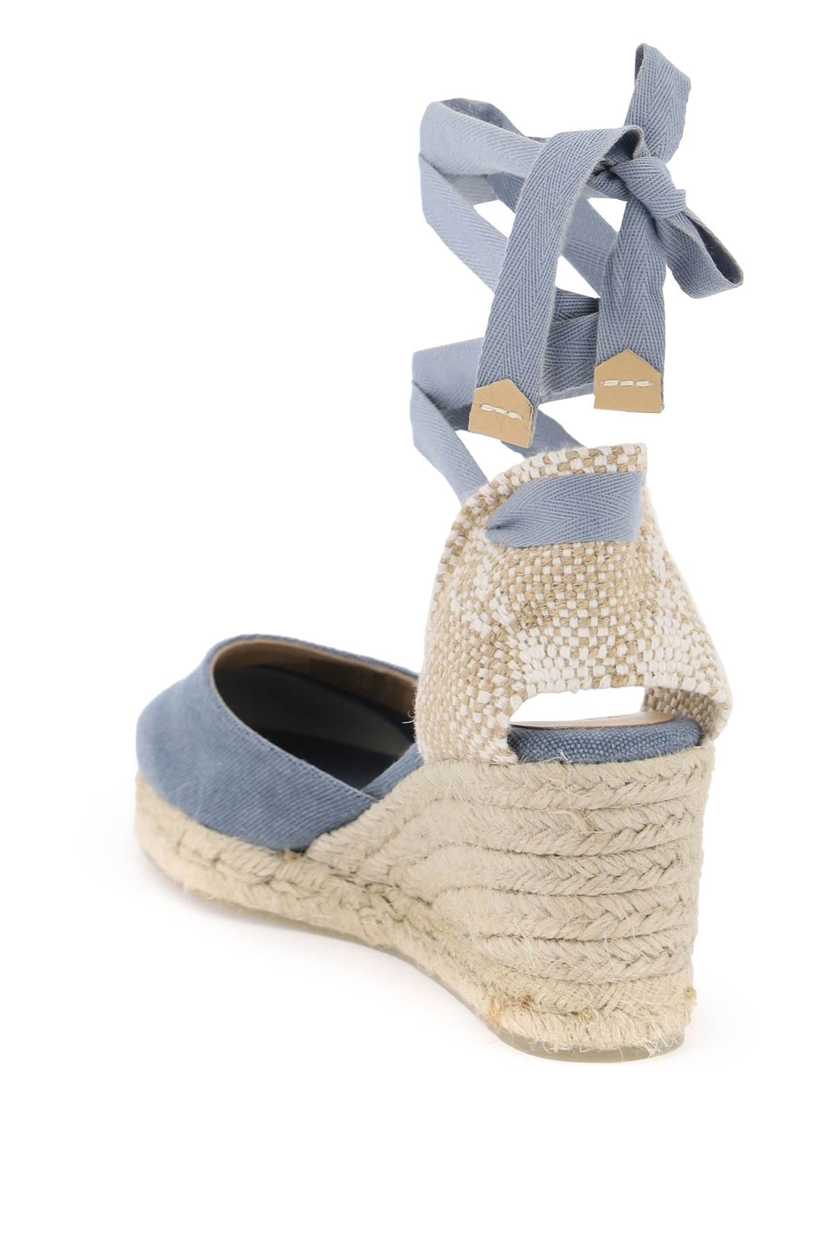 Carina Wedge Sandals  - Light Blue