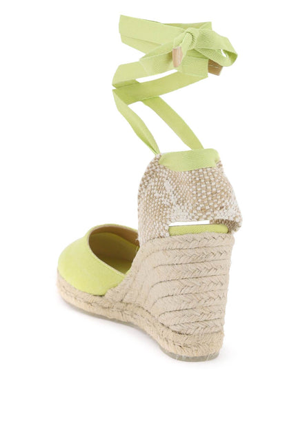 Carina Wedge Espadrilles  - Yellow