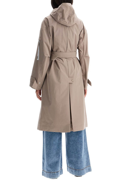 Waterproof Trench Coat With Inner Vest  - Neutro