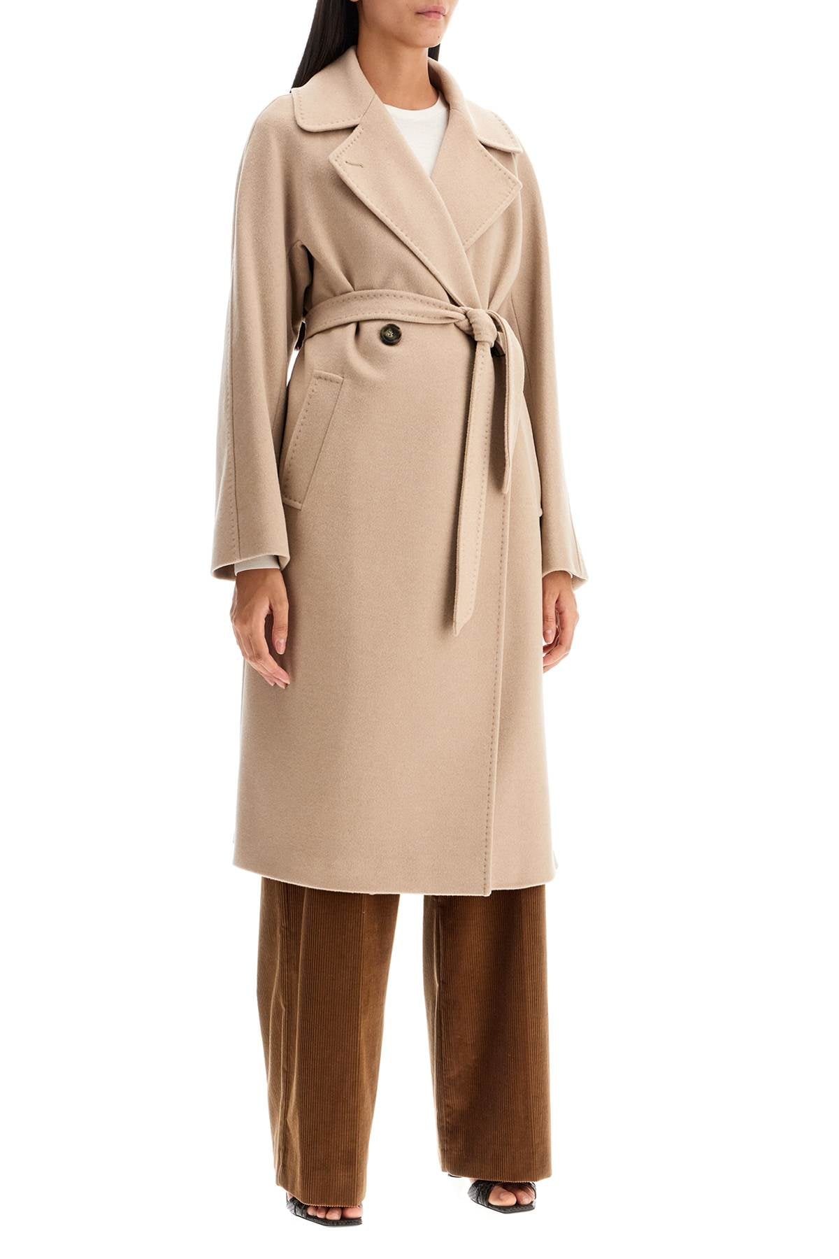 Cashmere Long Coat  - Beige