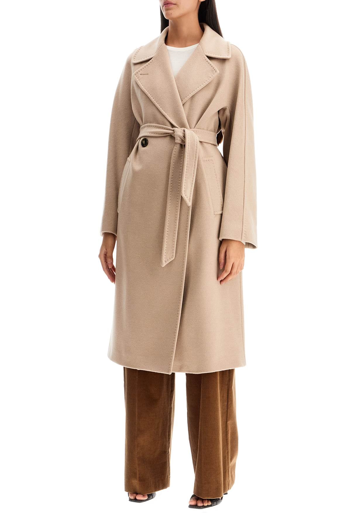 Cashmere Long Coat  - Beige