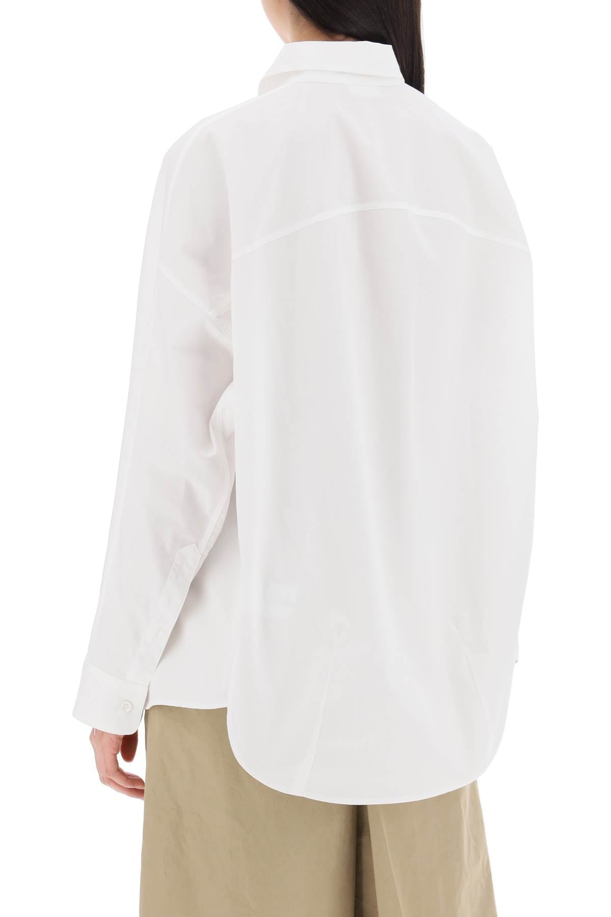 Casio Oversized Shirt  - White