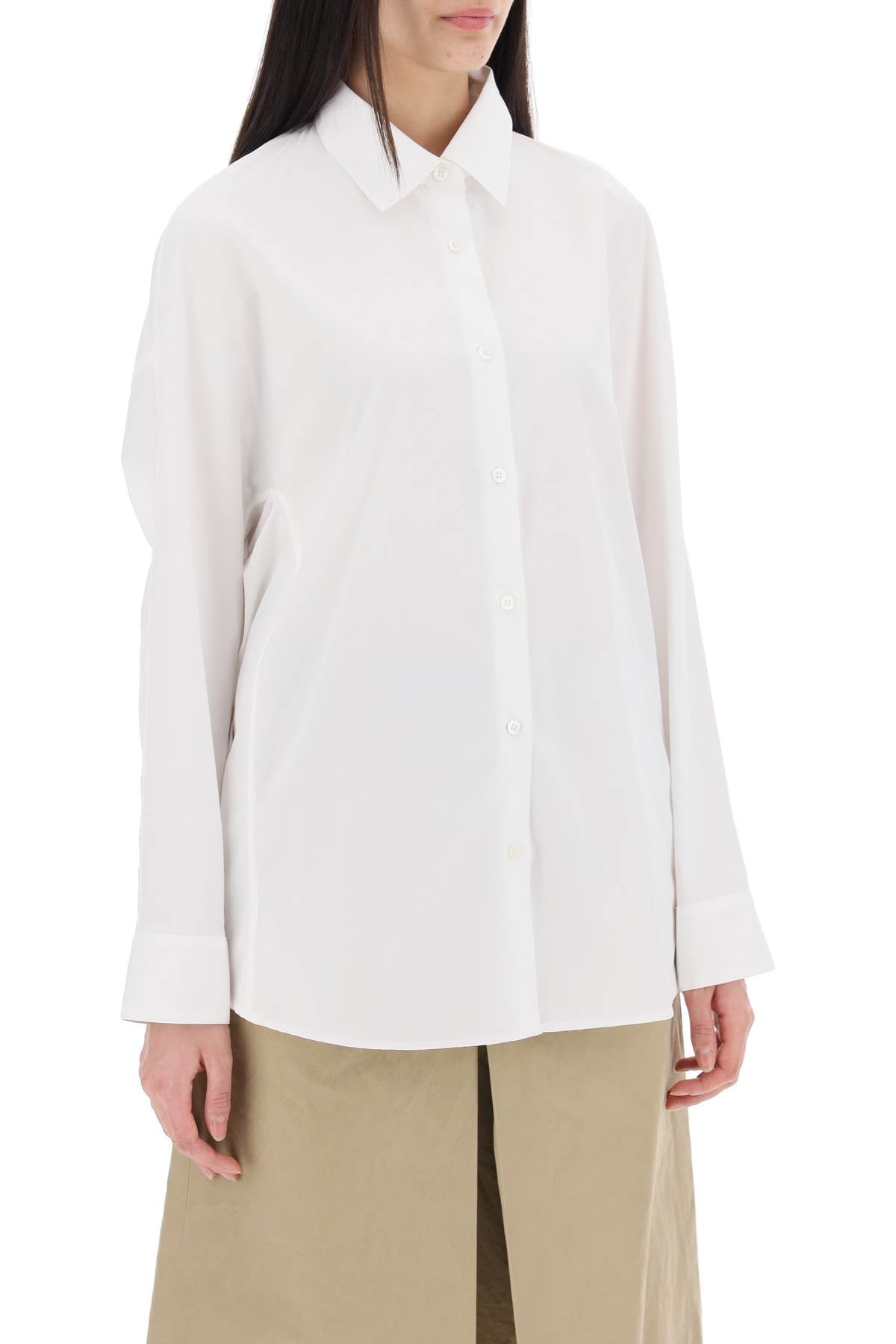 Casio Oversized Shirt  - White