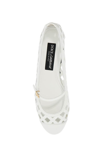 'perforated Leather Odette  - White