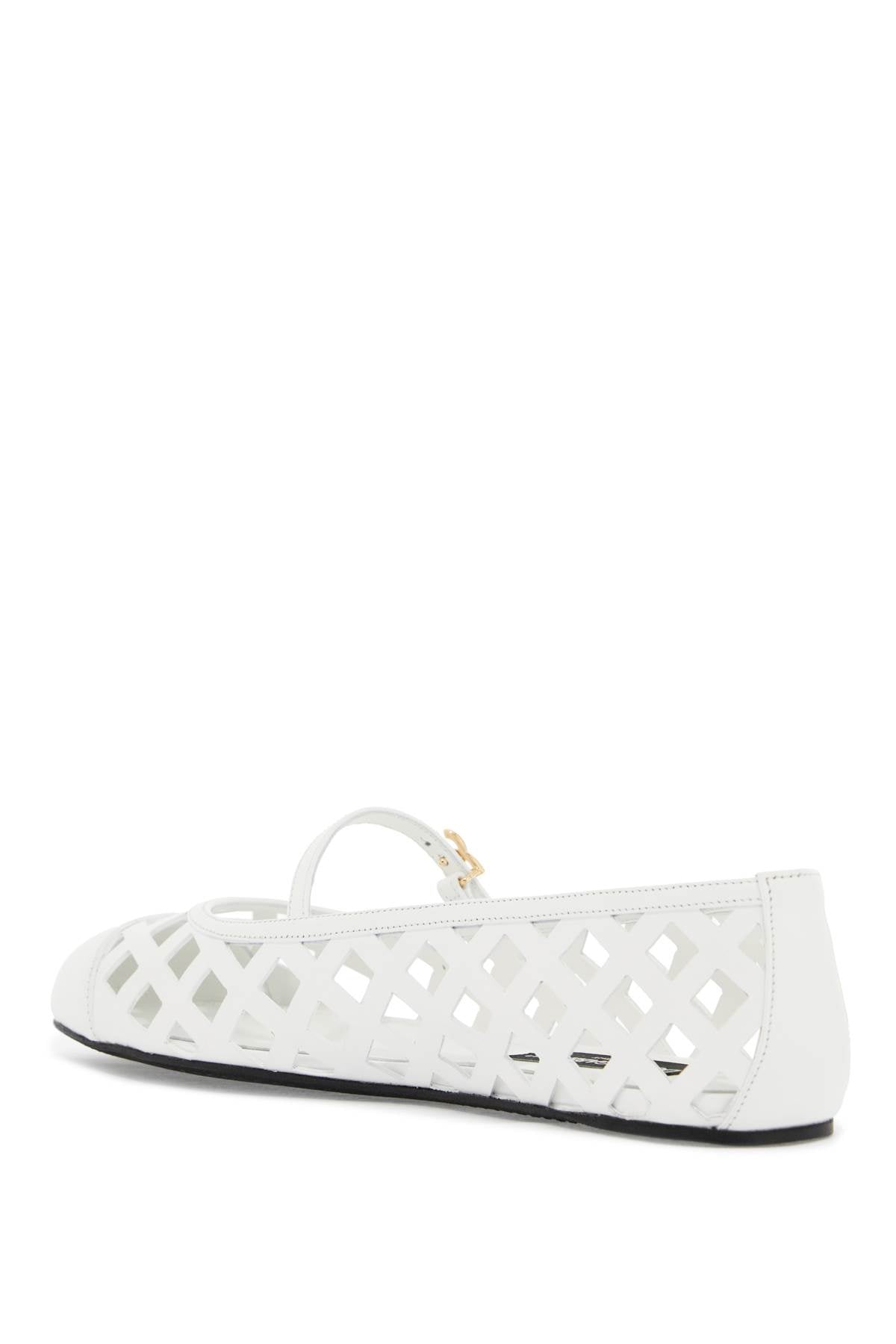 'perforated Leather Odette  - White