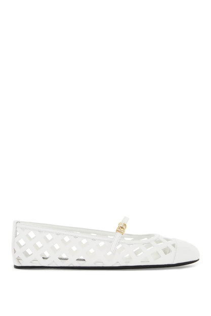 'perforated Leather Odette  - White