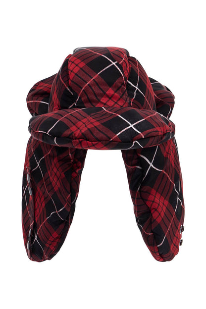 "oversized Tartan  - Red