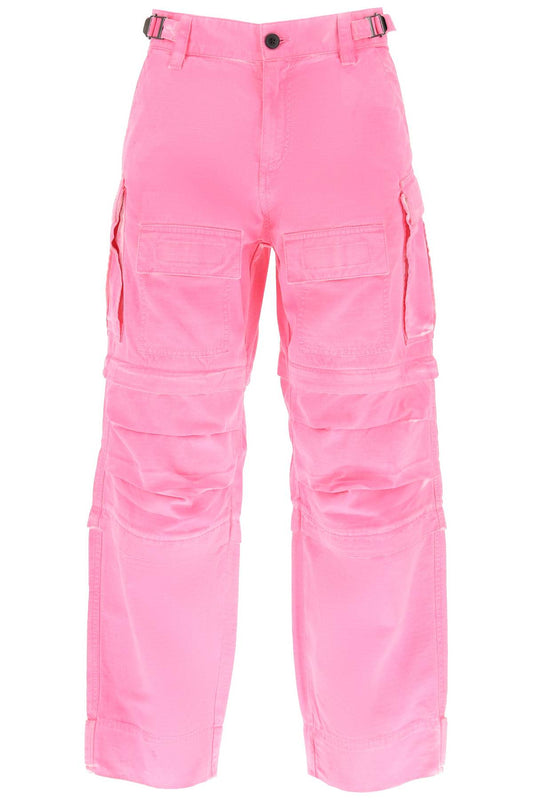 Julia Cargo Pants  - Fuxia