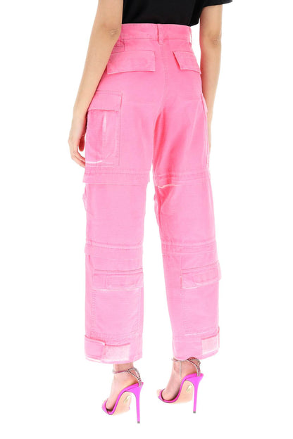 Julia Cargo Pants  - Fuxia