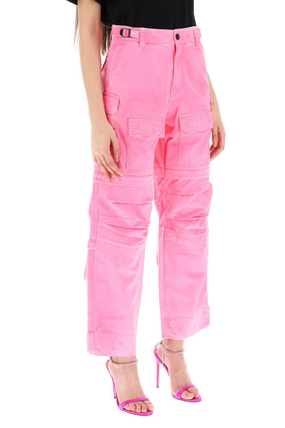 Julia Cargo Pants  - Fuxia