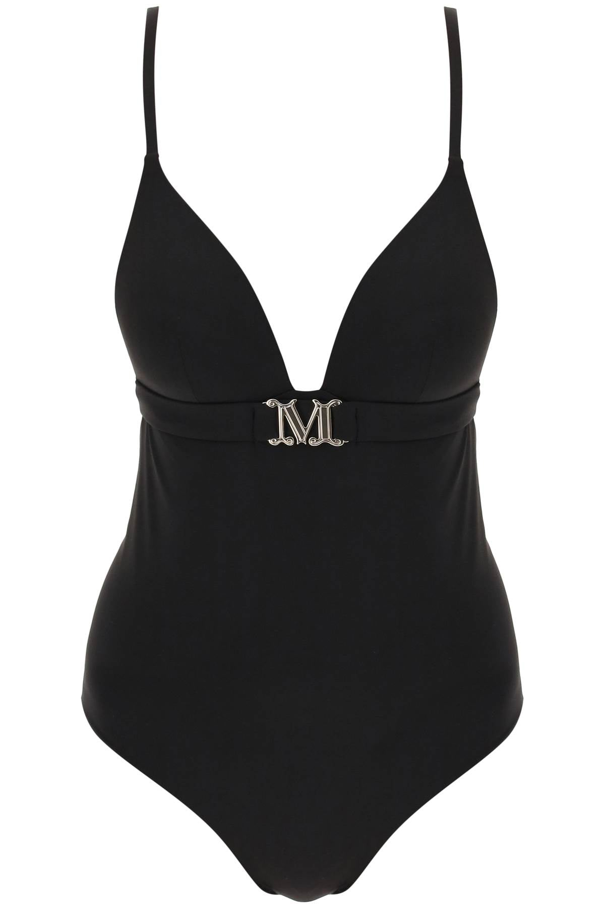 One-piece Swimsuit With Cup  - Black