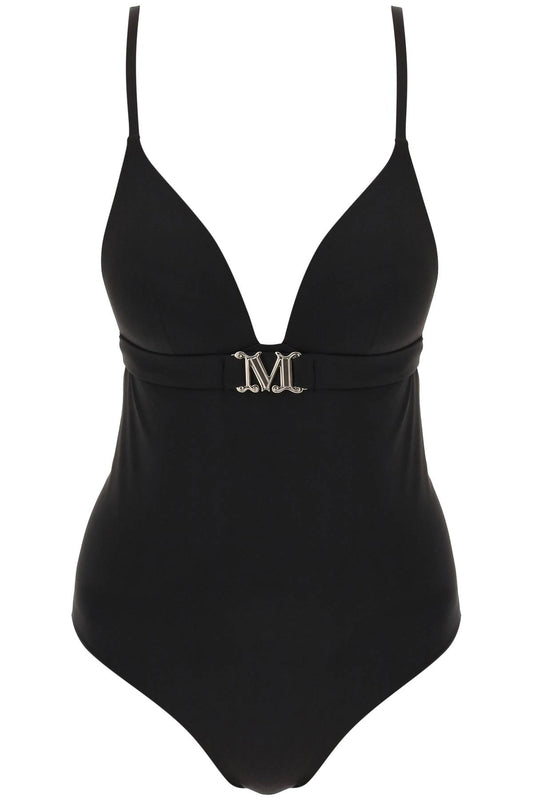 One-piece Swimsuit With Cup  - Black