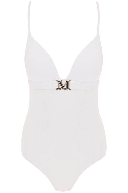 One-piece Swimsuit With Cup  - White