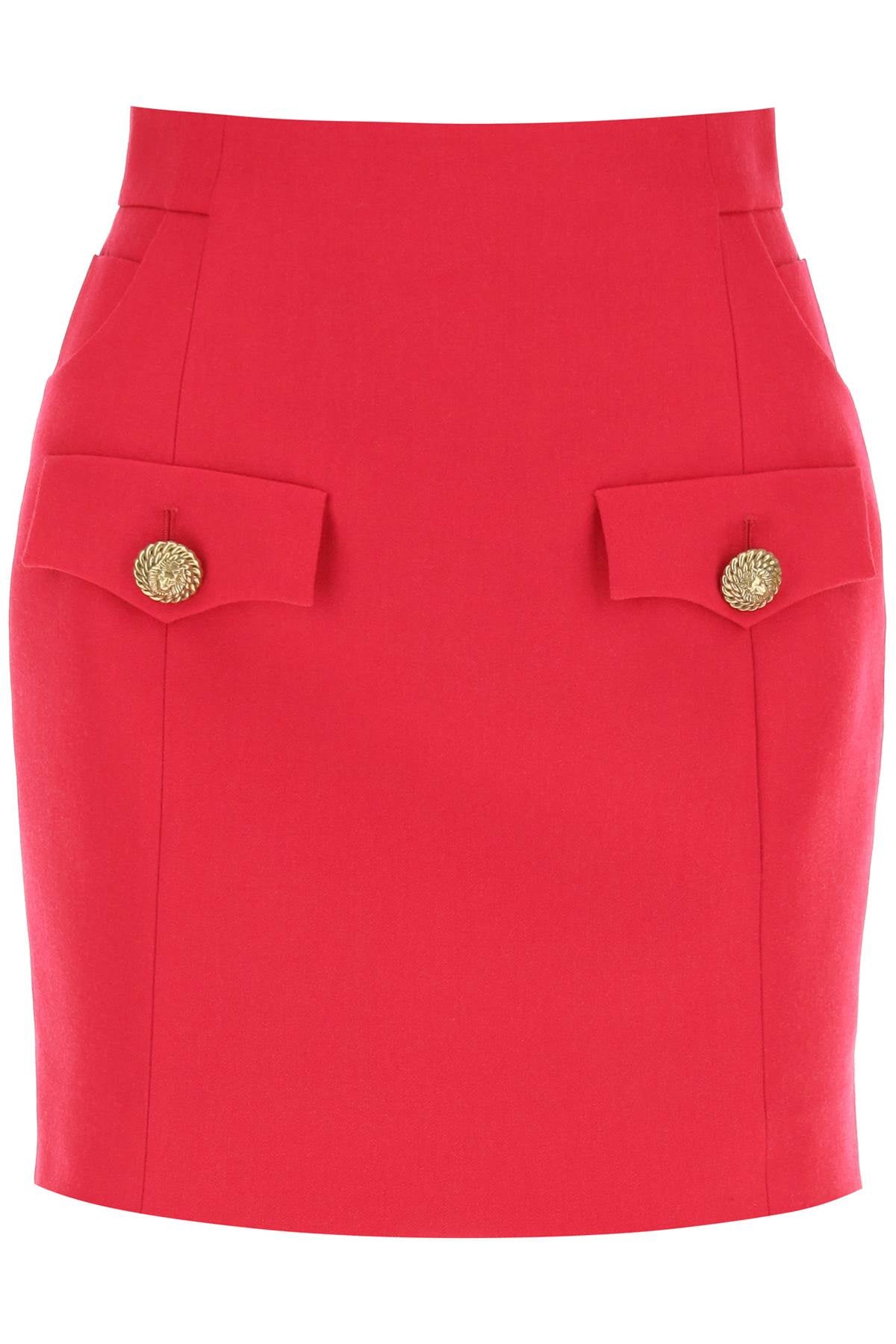 Grain De Poudre Mini Skirt  - Fuchsia