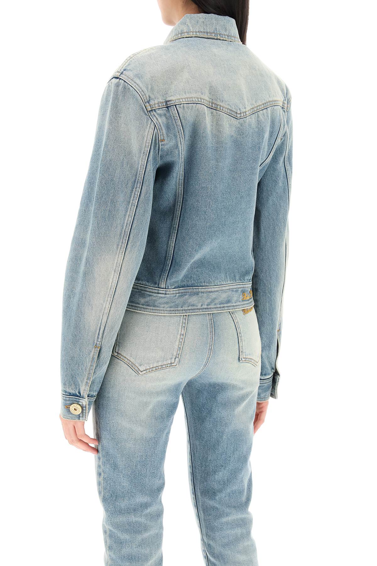 Western Denim Jacket  - Light Blue