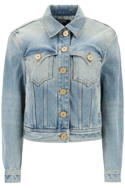 Western Denim Jacket  - Light Blue