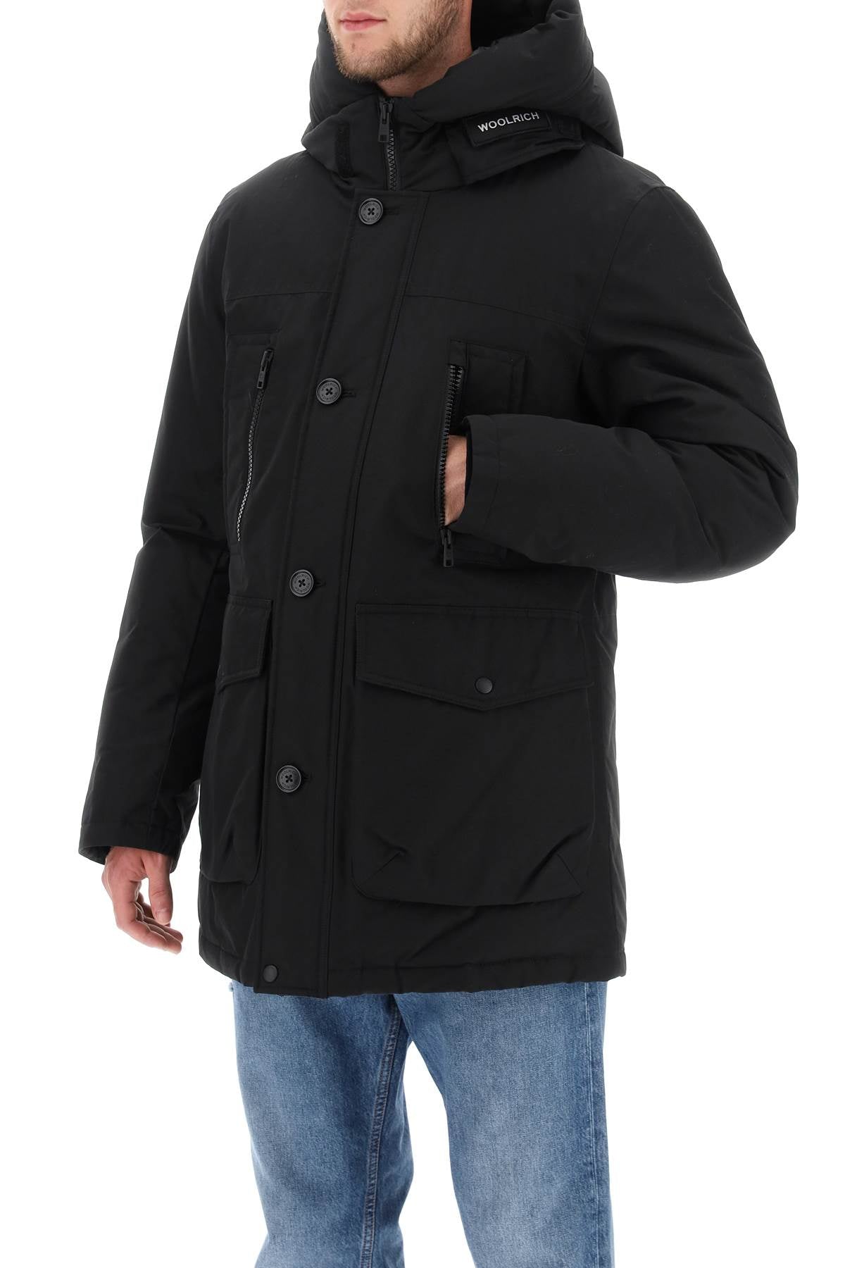 'arctic' Parka In Ramar Fabric  - Black