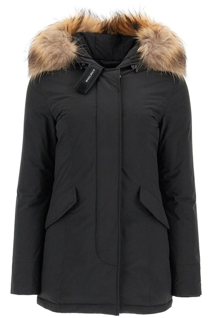 Luxury Arctic Parka With Fur  - Black