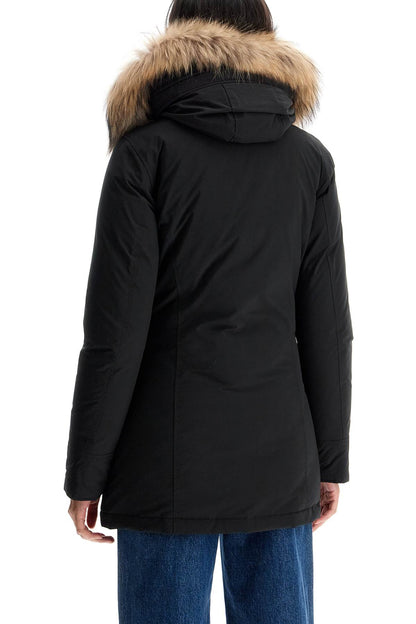 Luxury Arctic Parka With Fur  - Black