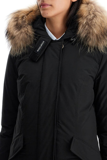 Luxury Arctic Parka With Fur  - Black