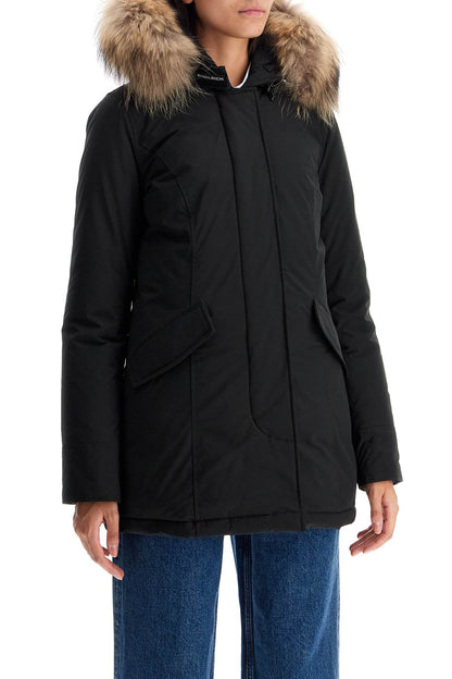 Luxury Arctic Parka With Fur  - Black