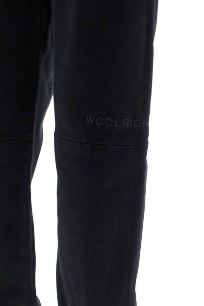 Fleece Cotton Joggers  - Black