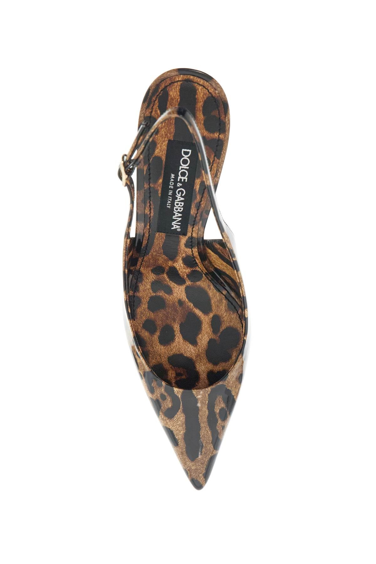 Leopard Print Slingback  - Brown