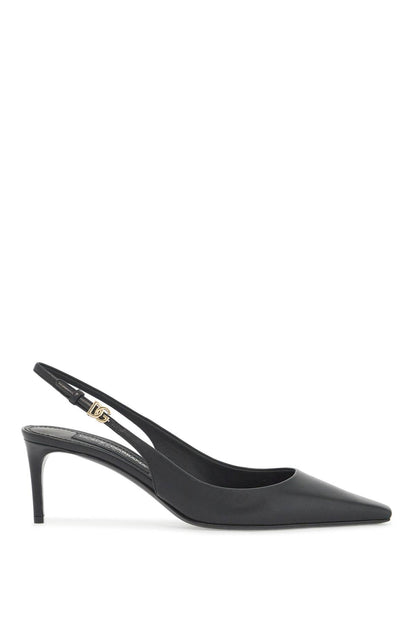 Nappa Slingback Dã©col  - Black