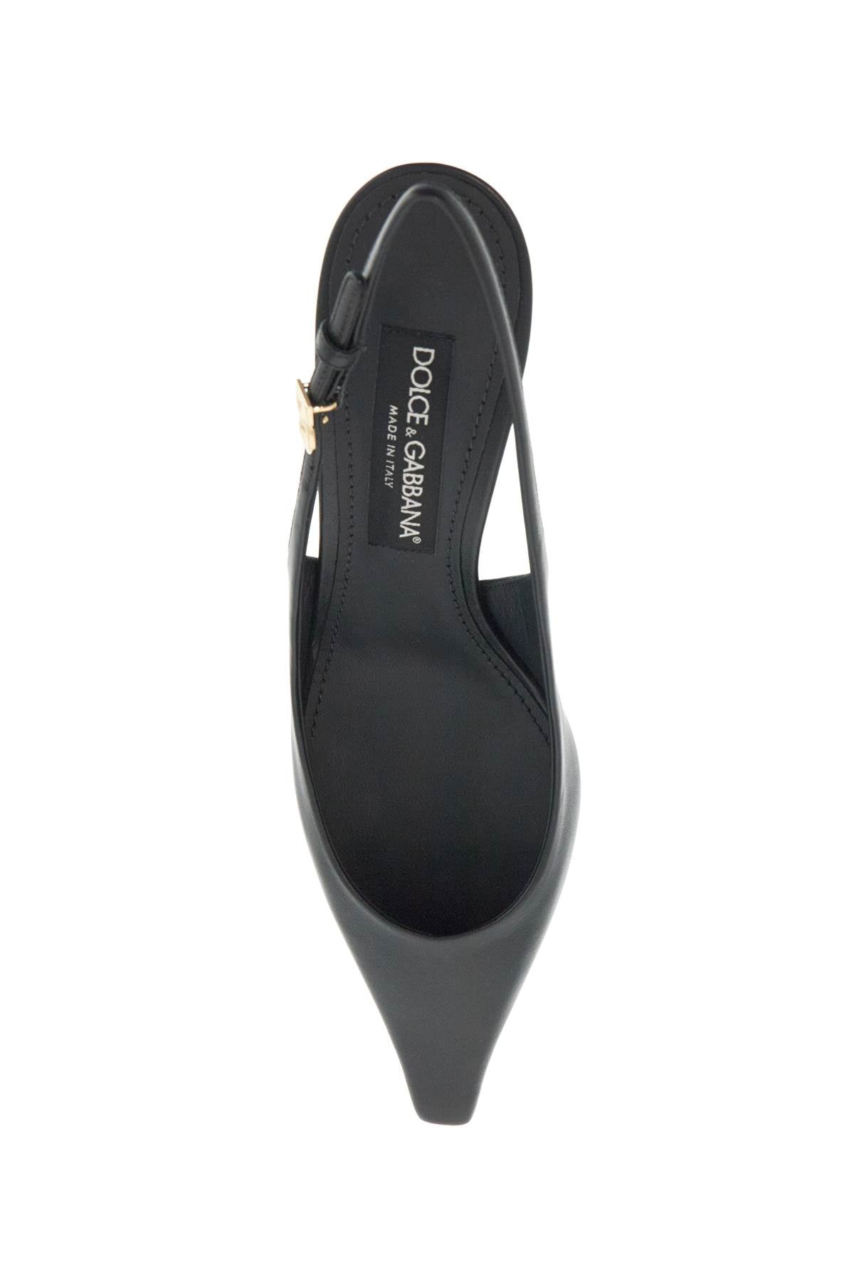 Nappa Slingback Dã©col  - Black