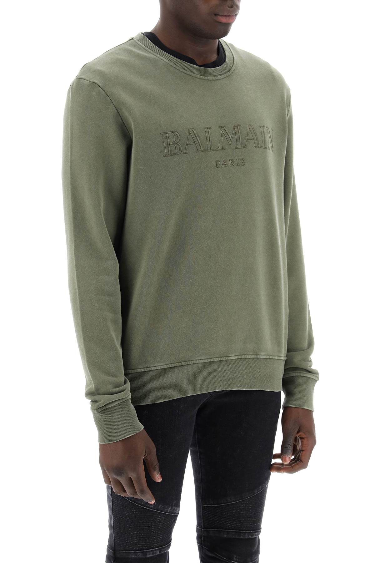 Vintage Balmain Crewneck Sweat  - Green