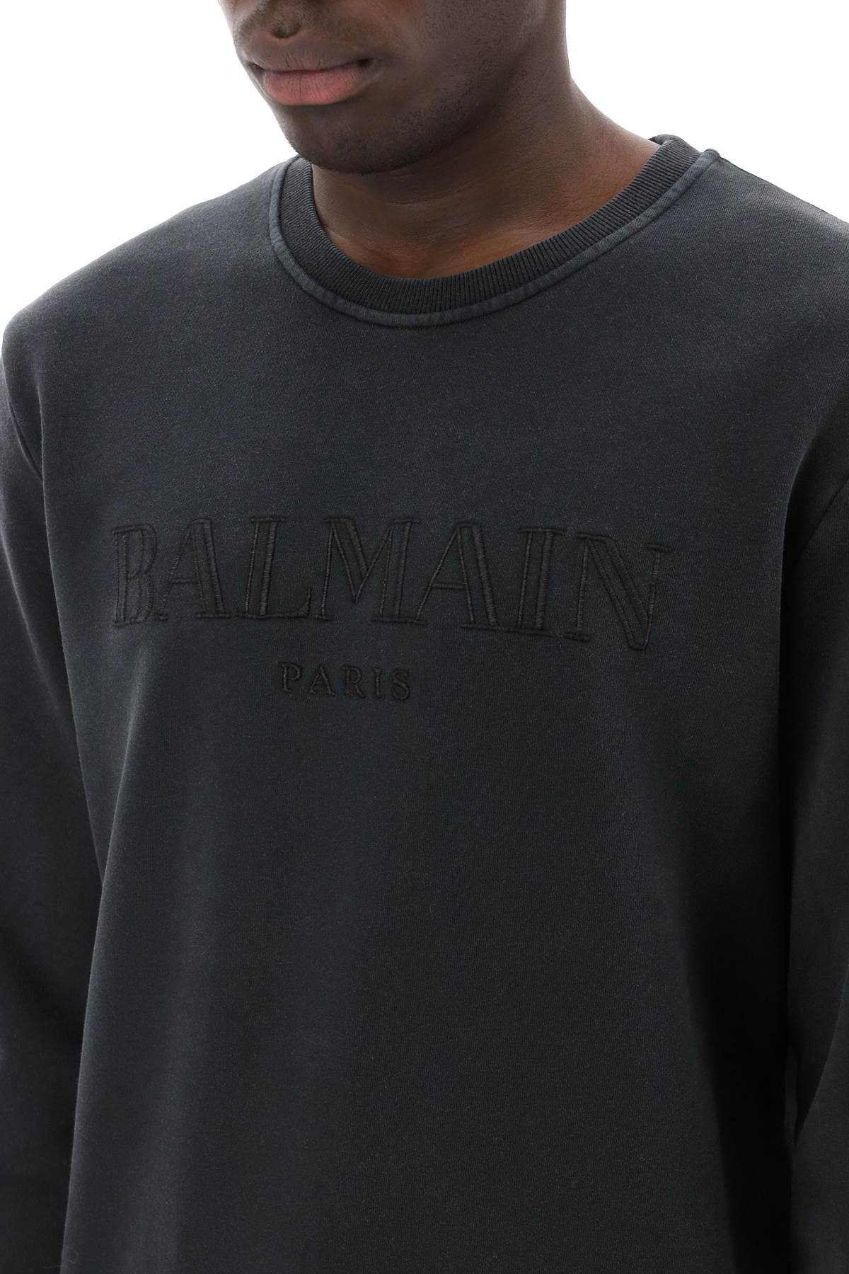 Vintage Balmain Crewneck Sweat  - Grey