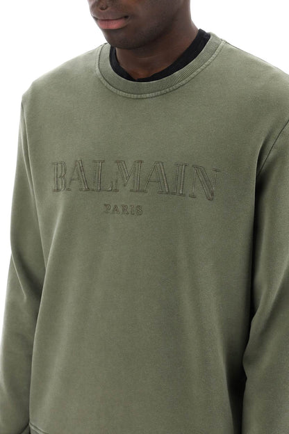 Vintage Balmain Crewneck Sweat  - Green