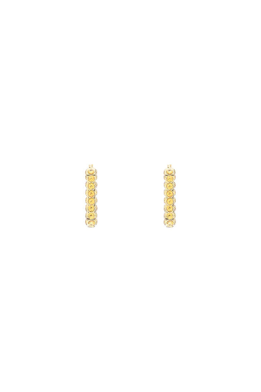 Charlotte Earrings With Crystals  - Gold