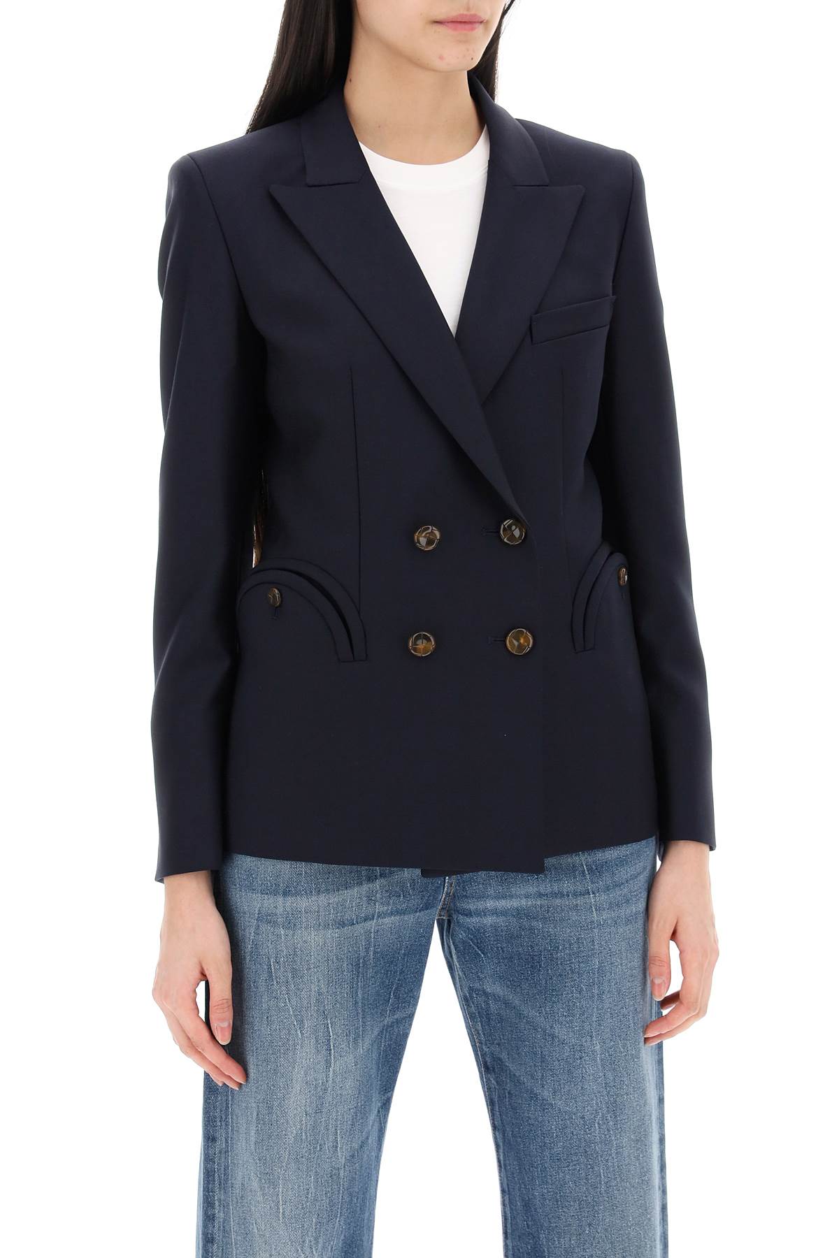 'double-breasted Blazer For  - Blu