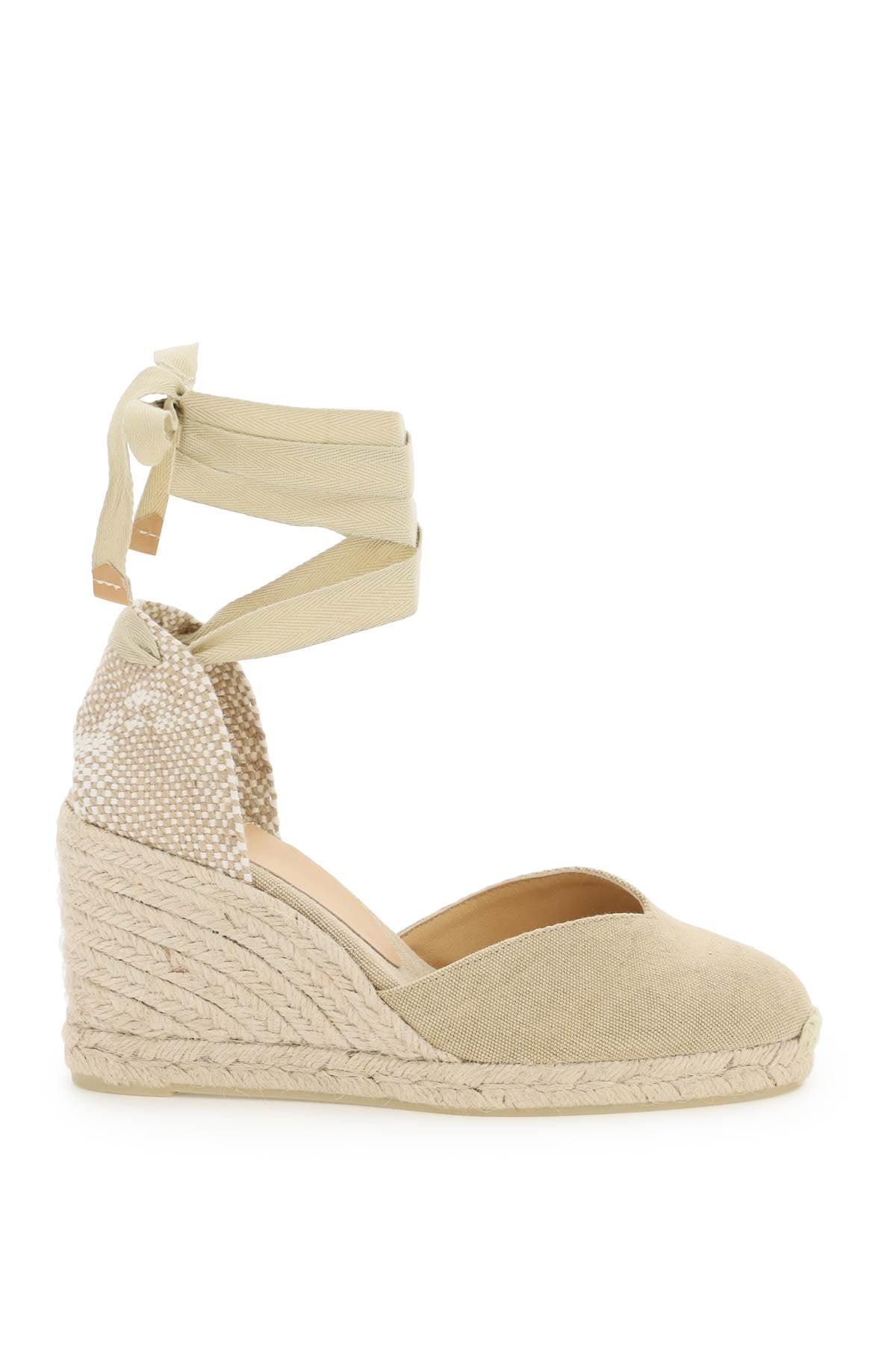 Chiara Wedge Espadrilles  - Beige