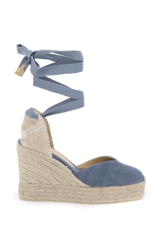 Chiara Wedge Espadrilles  - Blue