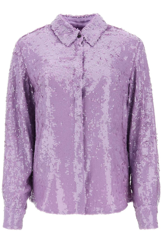 Chowy Sequined Shirt  - Viola