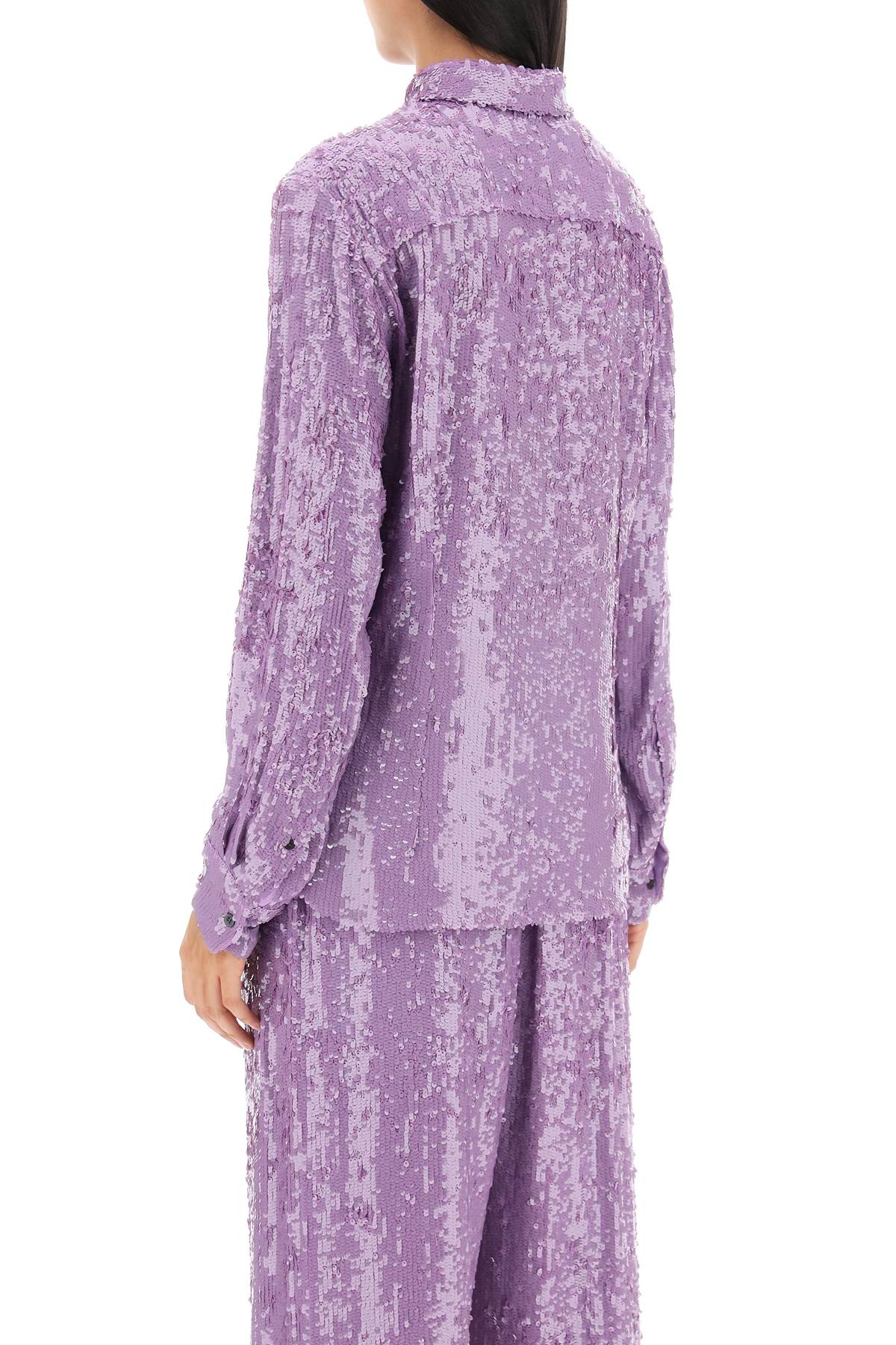 Chowy Sequined Shirt  - Viola