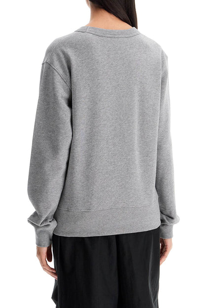 Organic Cotton Crewneck Sweatshirt  - Grey