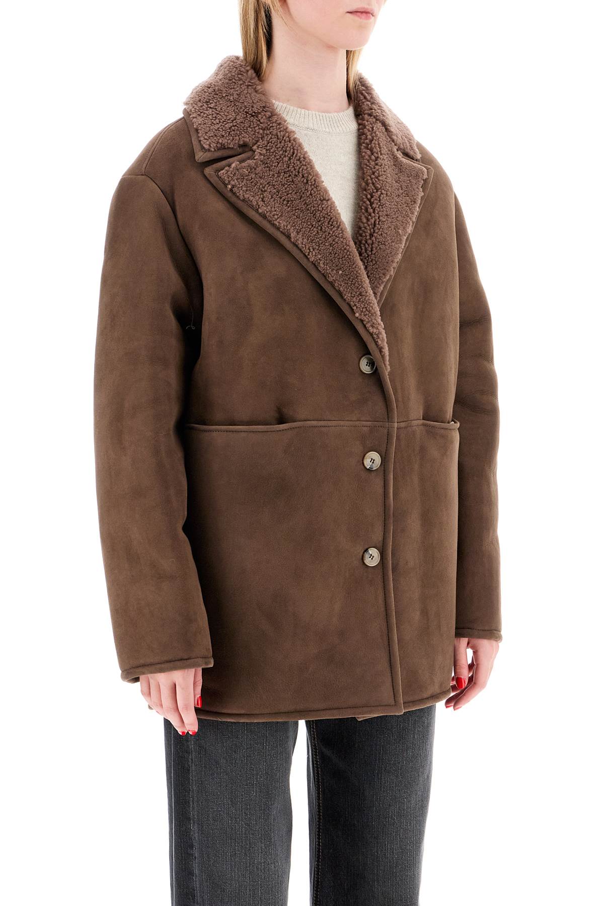 Shearling Cirebo  - Marrone