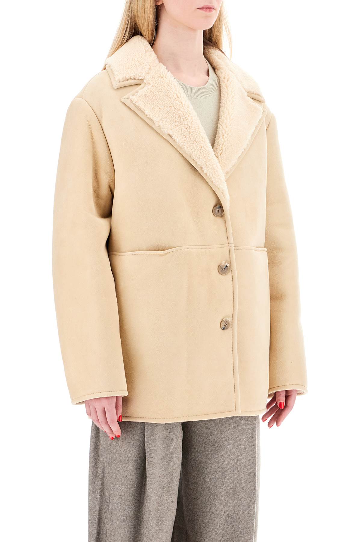 Shearling Cirebo  - White