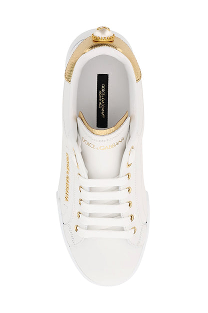 Portofino Sneakers With Pearl  - White